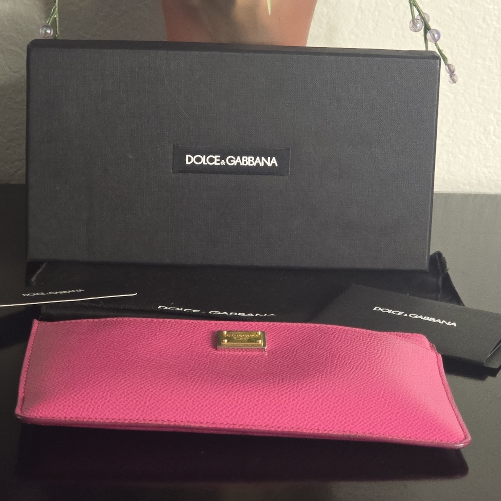 Dolce and Gabbana Large Dauphine calfskin card holder wallet - Picture 8 of 12